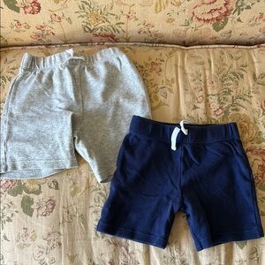 Kids Gray and Navy Shorts